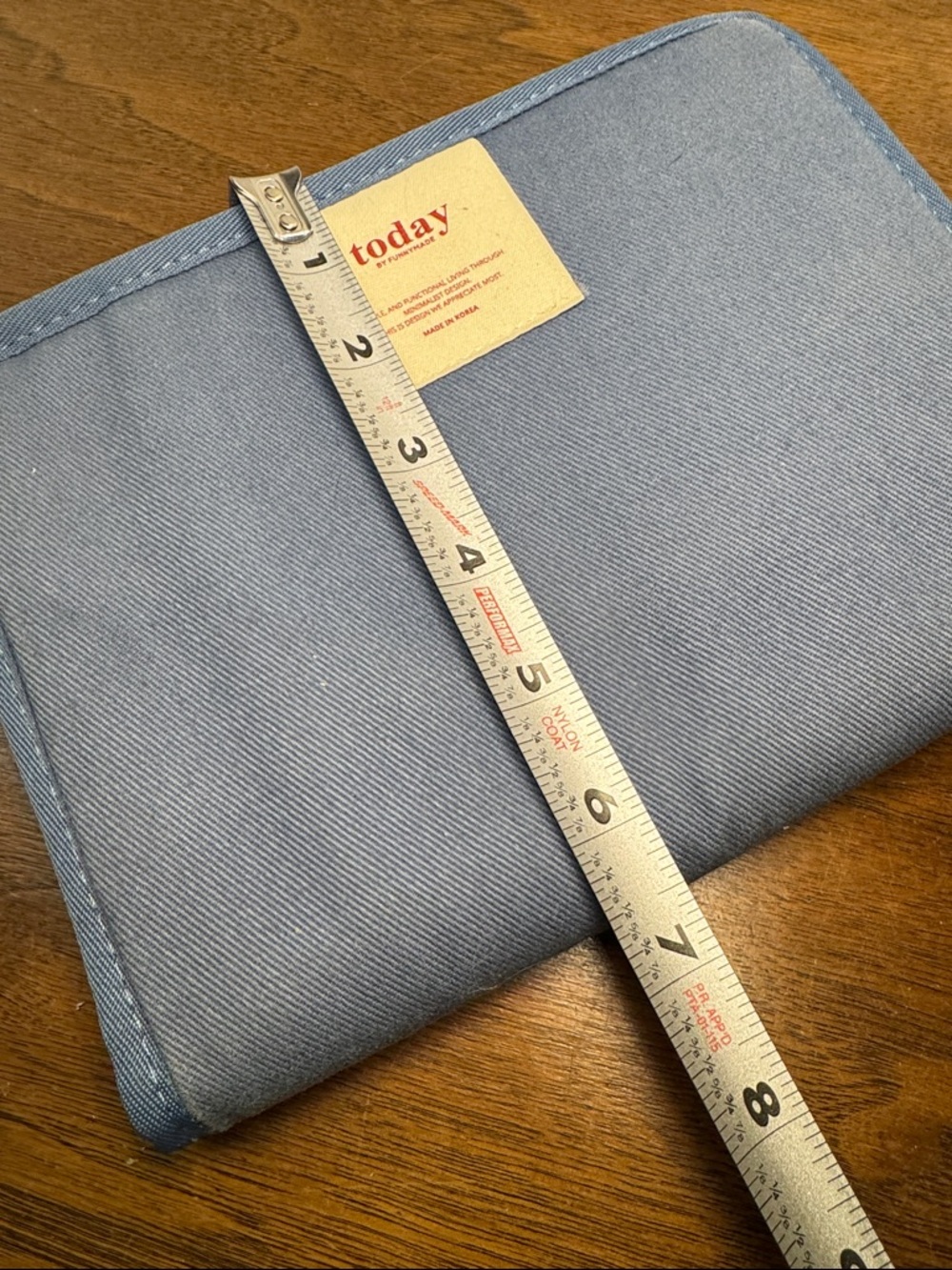 MochiThings Canvas Today Pouch for Weekly Planner Insert in SOLD OUT Indi Blue - Picture 16 of 16